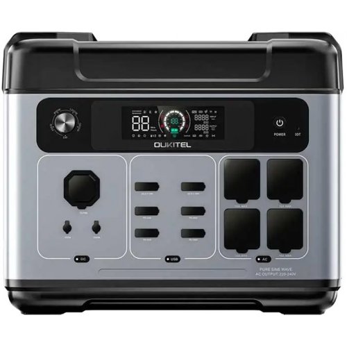 Зарядна станція OUKITEL P2400E 2400W 2048Wh купити в Україні: Київ, Львів, Хмельницький, Тернопіль | Низька ціна, відгуки, характеристики від TELEMART фото