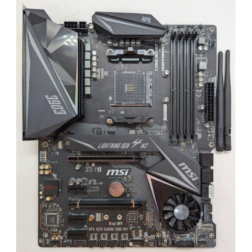 Материнская плата MSI MPG X570 GAMING EDGE WIFI (sAM4, AMD X570) (Восстановлено продавцом, 806133) купить в Украине: Киев, Днепр, Харьков, Одесса  | Проверка совместимости, низкая цена, отзывы, характеристики от TELEMART фото