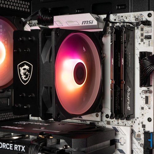 Комп'ютер Dragon Lucky Steel Powered_by MSI (RTX 5050 + R5 5600) Black купити в Україні: Київ, Львів, Хмельницький, Тернопіль | Низька ціна, відгуки, характеристики від TELEMART фото