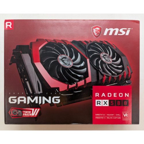 Видеокарта MSI Radeon RX 580 Gaming X 8192MB (RX 580 GAMING X 8G) (Восстановлено продавцом, 806207) купить в Украине: Киев, Днепр, Харьков, Одесса  | Проверка совместимости, низкая цена, отзывы, характеристики от TELEMART фото