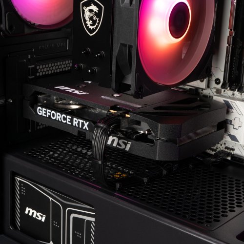 Комп'ютер Dragon Lucky Gold Powered_by MSI (RTX 5060TI + R5 7500F) Black купити в Україні: Київ, Львів, Хмельницький, Тернопіль | Низька ціна, відгуки, характеристики від TELEMART фото