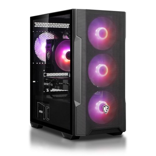 Комп'ютер Dragon Lucky Gold Powered_by MSI (RTX 5060TI + R5 7500F) Black купити в Україні: Київ, Львів, Хмельницький, Тернопіль | Низька ціна, відгуки, характеристики від TELEMART фото