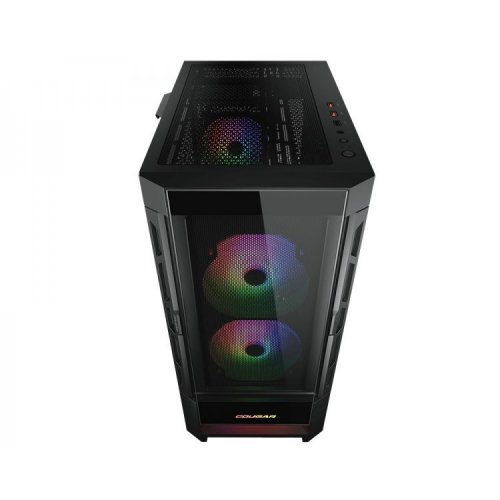Корпус Cougar Duoface RGB Tempered Glass без БП Black (Восстановлено продавцом, 806240) купить в Украине: Киев, Днепр, Харьков, Одесса  | Проверка совместимости, низкая цена, отзывы, характеристики от TELEMART фото