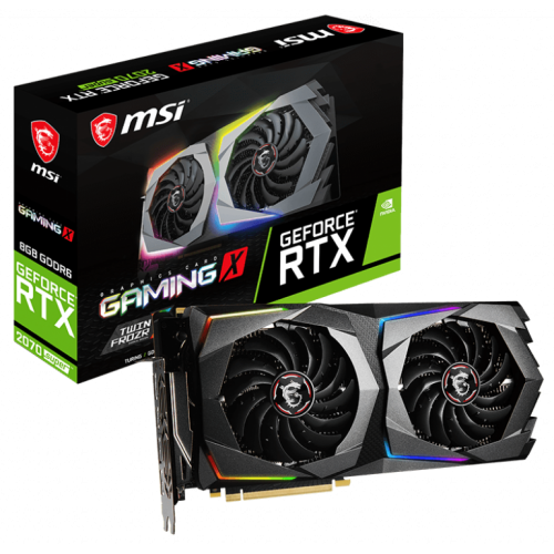 Відеокарта MSI GeForce RTX 2070 SUPER Gaming X 8192MB (RTX 2070 SUPER GAMING X) (Відновлено продавцем, 806256) купити в Україні: Київ, Львів, Хмельницький, Тернопіль | Перевірка сумісності, низька ціна, відгуки, характеристики від TELEMART фото