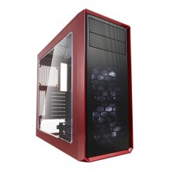 Корпус Fractal Design Focus G Window без БП (FD-CA-FOCUS-RD-W) Red (Восстановлено продавцом, 806258)