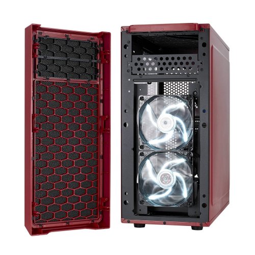 Корпус Fractal Design Focus G Window без БП (FD-CA-FOCUS-RD-W) Red (Восстановлено продавцом, 806258) купить в Украине: Киев, Днепр, Харьков, Одесса  | Проверка совместимости, низкая цена, отзывы, характеристики от TELEMART фото