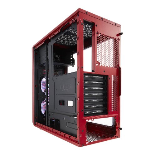 Корпус Fractal Design Focus G Window без БП (FD-CA-FOCUS-RD-W) Red (Восстановлено продавцом, 806258) купить в Украине: Киев, Днепр, Харьков, Одесса  | Проверка совместимости, низкая цена, отзывы, характеристики от TELEMART фото