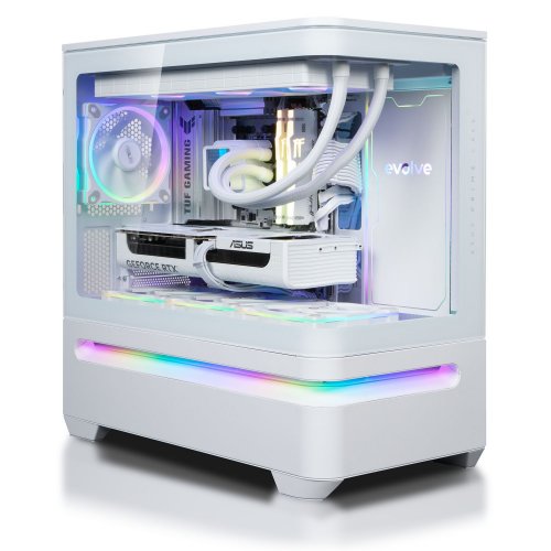 Компьютер EVOLVE GamePart Total:White Pro (EVGP-TWPR970XN507-D532S1TWH) White купить в Украине: Киев, Днепр, Харьков, Одесса  | Низкая цена, отзывы, характеристики от TELEMART фото