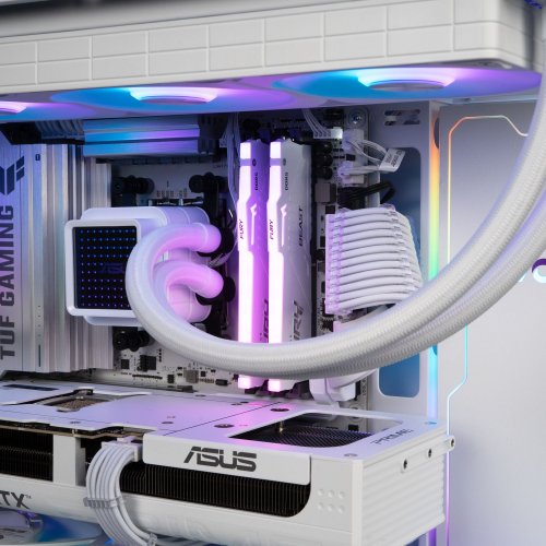 Компьютер EVOLVE GamePart Total:White Pro (EVGP-TWPR970XN507-D532S1TWH) White купить в Украине: Киев, Днепр, Харьков, Одесса  | Низкая цена, отзывы, характеристики от TELEMART фото