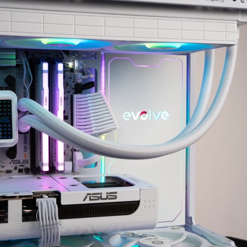 Компьютер EVOLVE GamePart Total:White Pro (EVGP-TWPR970XN507-D532S1TWH) White купить в Украине: Киев, Днепр, Харьков, Одесса  | Низкая цена, отзывы, характеристики от TELEMART фото