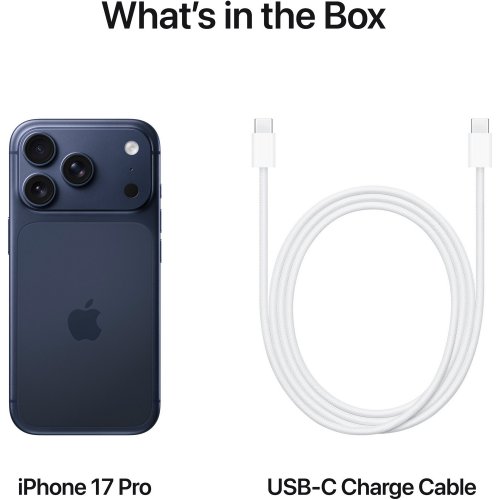 Смартфон Apple iPhone 17 Pro 256GB (MG8J4AF/A) Deep Blue купити в Україні: Київ, Львів, Хмельницький, Тернопіль | Низька ціна, відгуки, характеристики від TELEMART фото