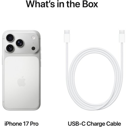 Смартфон Apple iPhone 17 Pro 1TB (MG8P4AF/A) Silver купити в Україні: Київ, Львів, Хмельницький, Тернопіль | Низька ціна, відгуки, характеристики від TELEMART фото