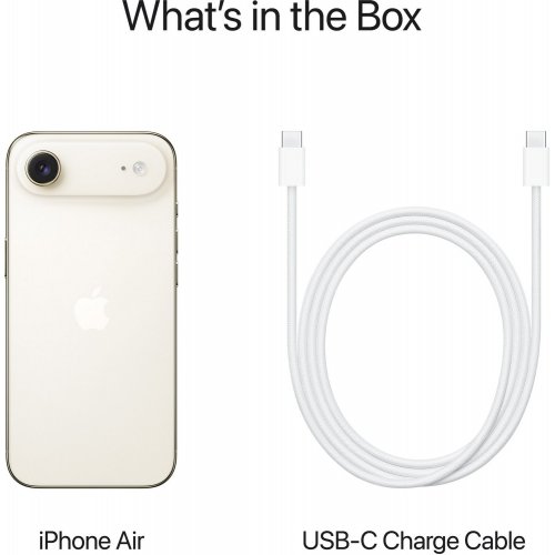 Смартфон Apple iPhone Air 1TB (MG2Y4AF/A) Light Gold купити в Україні: Київ, Львів, Хмельницький, Тернопіль | Низька ціна, відгуки, характеристики від TELEMART фото