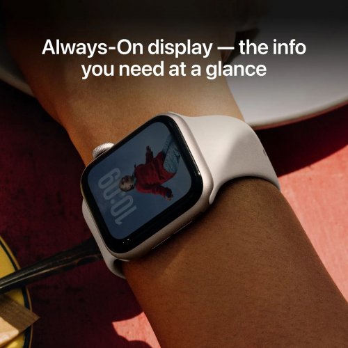 Смарт-часы Apple Watch SE 3 GPS + Cellular 40mm Starlight Aluminium Case with Starlight Sport Band - M/L (MEP74RK/A) купить в Украине: Киев, Днепр, Харьков, Одесса  | Низкая цена, отзывы, характеристики от TELEMART фото
