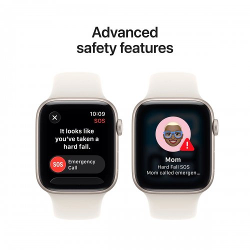 Смарт-часы Apple Watch SE 3 GPS + Cellular 40mm Starlight Aluminium Case with Starlight Sport Band - M/L (MEP74RK/A) купить в Украине: Киев, Днепр, Харьков, Одесса  | Низкая цена, отзывы, характеристики от TELEMART фото