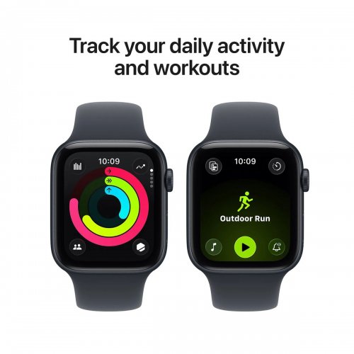 Смарт-часы Apple Watch SE 3 GPS + Cellular 44mm Midnight Aluminium Case with Midnight Sport Band - M/L (MEPJ4RK/A) купить в Украине: Киев, Днепр, Харьков, Одесса  | Низкая цена, отзывы, характеристики от TELEMART фото