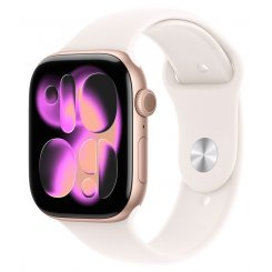 Смарт-часы Apple Watch Series 11 GPS 42mm Rose Gold Aluminium Case with Light Blush Sport Band - S/M (MEU04RK/A)