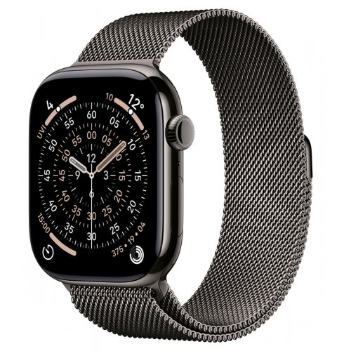 Смарт-часы Apple Watch Series 11 GPS + Cellular 42mm Slate Titanium Case with Slate Milanese Loop (MF8U4RK/A) купить в Украине: Киев, Днепр, Харьков, Одесса  | Низкая цена, отзывы, характеристики от TELEMART фото