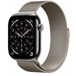 Смарт-часы Apple Watch Series 11 GPS + Cellular 46mm Natural Titanium Case with Natural Milanese Loop - M/L (MFD04RK/A)