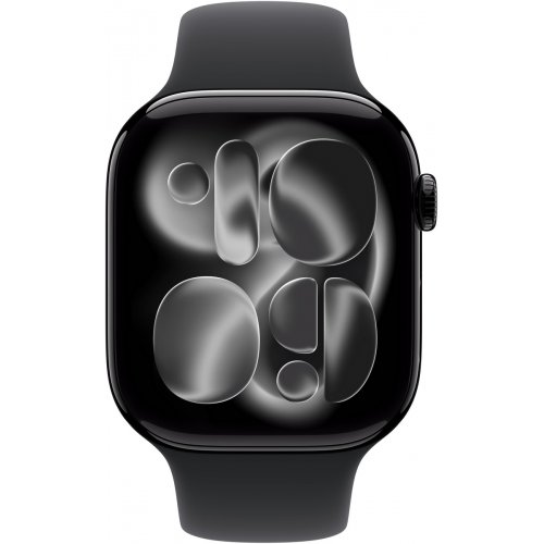 Смарт-часы Apple Watch Series 11 GPS + Cellular 46mm Slate Titanium Case with Black Sport Band - M/L (MFD24RK/A) купить в Украине: Киев, Днепр, Харьков, Одесса  | Низкая цена, отзывы, характеристики от TELEMART фото