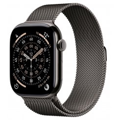 Смарт-часы Apple Watch Series 11 GPS + Cellular 46mm Slate Titanium Case with Slate Milanese Loop - M/L (MFD44RK/A)