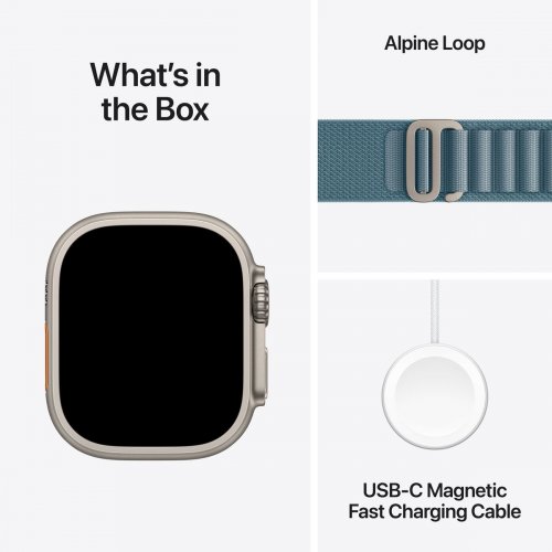 Смарт-часы Apple Watch Ultra 3 GPS + Cellular 49mm Natural Titanium Case with Natural Titanium Milanese Loop - Small (MEWW4QP/A) купить в Украине: Киев, Днепр, Харьков, Одесса  | Низкая цена, отзывы, характеристики от TELEMART фото