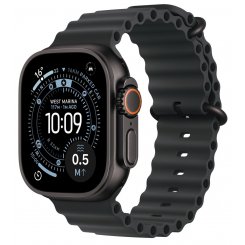 Смарт-часы Apple Watch Ultra 3 GPS + Cellular 49mm Black Titanium Case with Black Ocean Band (MF0J4QP/A)