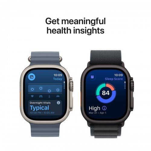 Смарт-часы Apple Watch Ultra 3 GPS + Cellular 49mm Black Titanium Case with Black Titanium Milanese Loop - Small (MF1N4QP/A) купить в Украине: Киев, Днепр, Харьков, Одесса  | Низкая цена, отзывы, характеристики от TELEMART фото