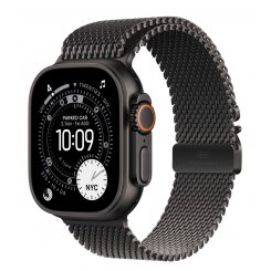 Смарт-часы Apple Watch Ultra 3 GPS + Cellular 49mm Black Titanium Case with Black Titanium Milanese Loop - Medium (MF1Q4QP/A)