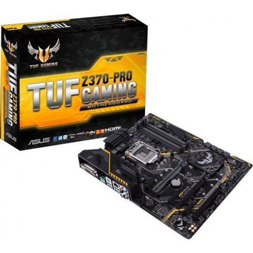 Материнська плата Asus TUF Z370-PRO GAMING (s1151, Intel Z370) (Відновлено продавцем, 806594) купити в Україні: Київ, Львів, Хмельницький, Тернопіль | Перевірка сумісності, низька ціна, відгуки, характеристики від TELEMART фото