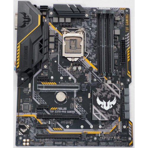 Материнська плата Asus TUF Z370-PRO GAMING (s1151, Intel Z370) (Відновлено продавцем, 806594) купити в Україні: Київ, Львів, Хмельницький, Тернопіль | Перевірка сумісності, низька ціна, відгуки, характеристики від TELEMART фото