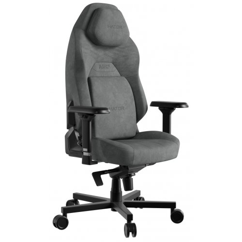 Игровое кресло HATOR Arc 3 Velour L (HTC3446L) Grey купить в Украине: Киев, Днепр, Харьков, Одесса  | Низкая цена, отзывы, характеристики от TELEMART фото