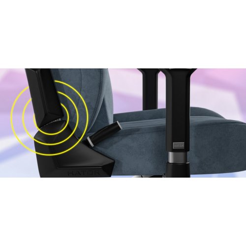 Игровое кресло HATOR Arc 3 Velour L (HTC3446L) Grey купить в Украине: Киев, Днепр, Харьков, Одесса  | Низкая цена, отзывы, характеристики от TELEMART фото
