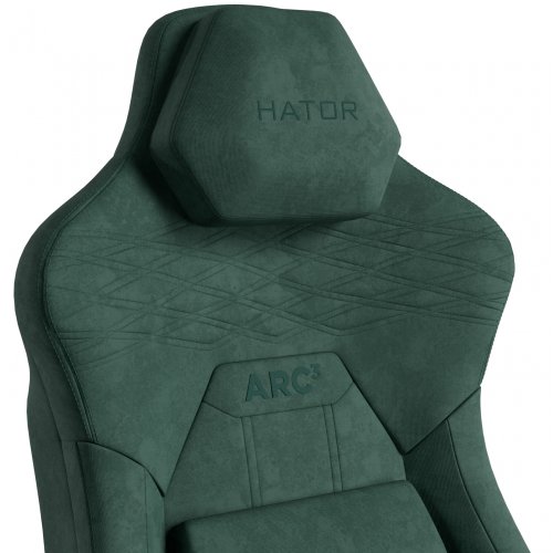 Игровое кресло HATOR Arc 3 Velour XL (HTC3448XL) Emerald купить в Украине: Киев, Днепр, Харьков, Одесса  | Низкая цена, отзывы, характеристики от TELEMART фото