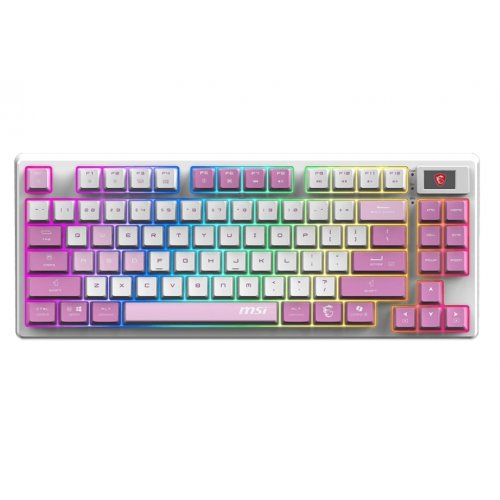 Клавиатура MSI FORGE GK600 TKL Mechanical Linear Switches Wireless Violet купить в Украине: Киев, Днепр, Харьков, Одесса  | Низкая цена, отзывы, характеристики от TELEMART фото