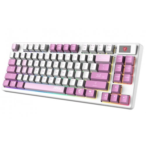 Клавиатура MSI FORGE GK600 TKL Mechanical Linear Switches Wireless Violet купить в Украине: Киев, Днепр, Харьков, Одесса  | Низкая цена, отзывы, характеристики от TELEMART фото