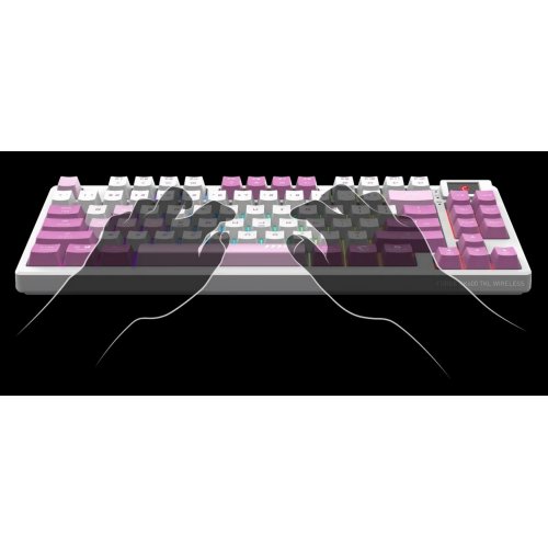 Клавиатура MSI FORGE GK600 TKL Mechanical Linear Switches Wireless Violet купить в Украине: Киев, Днепр, Харьков, Одесса  | Низкая цена, отзывы, характеристики от TELEMART фото