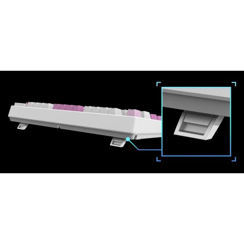 Клавиатура MSI FORGE GK600 TKL Mechanical Linear Switches Wireless Violet купить в Украине: Киев, Днепр, Харьков, Одесса  | Низкая цена, отзывы, характеристики от TELEMART фото
