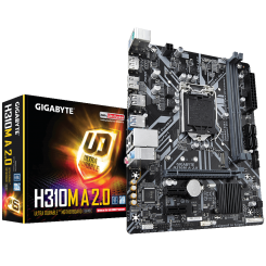 Материнская плата Gigabyte H310M A 2.0 (s1151-V2, Intel H310) (Восстановлено продавцом, 806663)