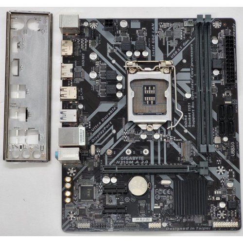 Материнская плата Gigabyte H310M A 2.0 (s1151-V2, Intel H310) (Восстановлено продавцом, 806663) купить в Украине: Киев, Днепр, Харьков, Одесса  | Проверка совместимости, низкая цена, отзывы, характеристики от TELEMART фото