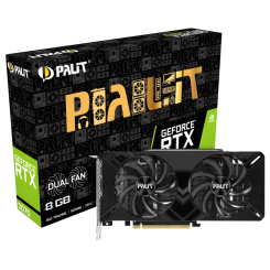 Відеокарта Palit GeForce RTX 2070 Dual 8192MB (NE62070018P2-1160A) (Відновлено продавцем, 806737)