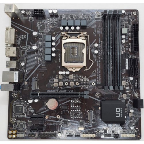 Материнська плата Gigabyte B560M DS3H V2 (s1200, Intel B560) (Відновлено продавцем, 806952) купити в Україні: Київ, Львів, Хмельницький, Тернопіль | Перевірка сумісності, низька ціна, відгуки, характеристики від TELEMART фото