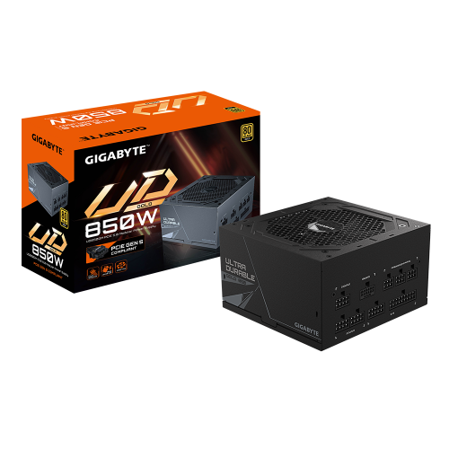 Уценка блок питания Gigabyte UD850GM PG5 850W Rev. 2.0 (GP-UD850GM PG5) (Вскрытая упаковка, 806960) купить в Украине: Киев, Днепр, Харьков, Одесса  | Проверка совместимости, низкая цена, отзывы, характеристики от TELEMART фото