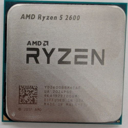 Процесор AMD Ryzen 5 2600 3.4(3.9)GHz 16MB sAM4 Tray (YD2600BBM6IAF) (Відновлено продавцем, 806961) купити в Україні: Київ, Львів, Хмельницький, Тернопіль | Перевірка сумісності, низька ціна, відгуки, характеристики від TELEMART фото