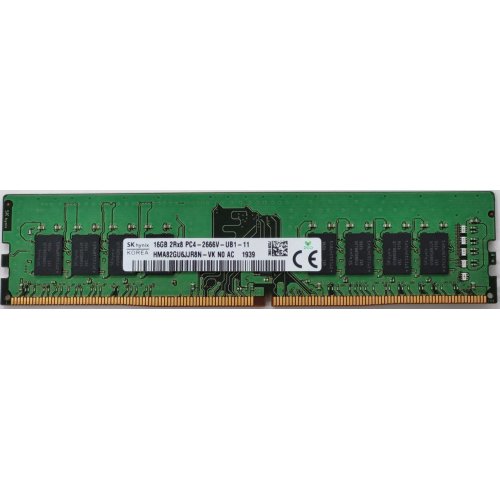 Озу Hynix DDR4 16GB 2666Mhz (HMA82GU6JJR8N-VK) (Восстановлено продавцом, 806992) купить в Украине: Киев, Днепр, Харьков, Одесса  | Проверка совместимости, низкая цена, отзывы, характеристики от TELEMART фото