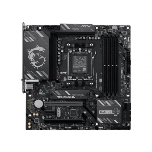 Материнская плата MSI B850M GAMING PRO WIFI6E (sAM5, AMD B850) купить в Украине: Киев, Днепр, Харьков, Одесса  | Проверка совместимости, низкая цена, отзывы, характеристики от TELEMART фото