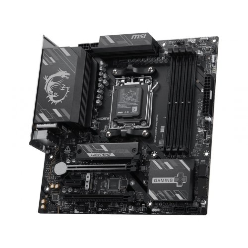 Материнская плата MSI B850M GAMING PRO WIFI6E (sAM5, AMD B850) купить в Украине: Киев, Днепр, Харьков, Одесса  | Проверка совместимости, низкая цена, отзывы, характеристики от TELEMART фото