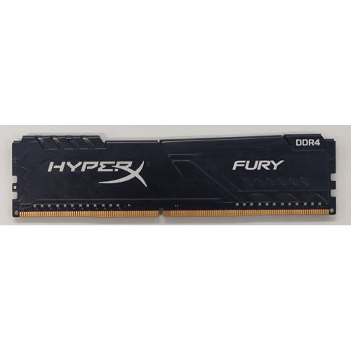 Озу HyperX DDR4 8GB 2666Mhz Fury Black (HX426C16FB3/8) (Восстановлено продавцом, 807047) купить в Украине: Киев, Днепр, Харьков, Одесса  | Проверка совместимости, низкая цена, отзывы, характеристики от TELEMART фото