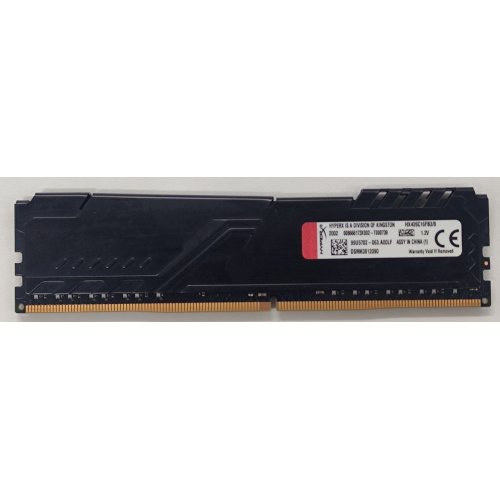 Озу HyperX DDR4 8GB 2666Mhz Fury Black (HX426C16FB3/8) (Восстановлено продавцом, 807047) купить в Украине: Киев, Днепр, Харьков, Одесса  | Проверка совместимости, низкая цена, отзывы, характеристики от TELEMART фото