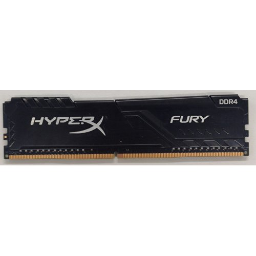 Озу HyperX DDR4 8GB 2666Mhz Fury Black (HX426C16FB3/8) (Восстановлено продавцом, 807077) купить в Украине: Киев, Днепр, Харьков, Одесса  | Проверка совместимости, низкая цена, отзывы, характеристики от TELEMART фото